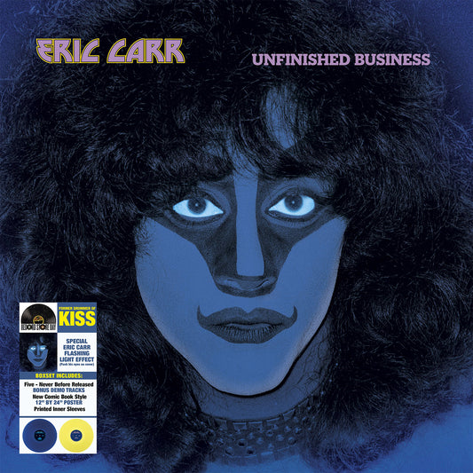 ERIC CARR - Unfinished Business: The Deluxe Editon 2LP (BLUE/ YELLOW) (PREORDER)