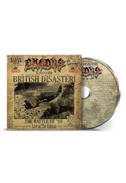 EXODUS - British Disaster: The Battle Of '89 (Live At The Astoria) CD (PREORDER)