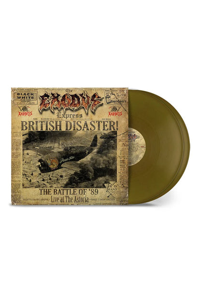 EXODUS - British Disaster: The Battle Of '89 (Live At The Astoria) 2LP (GOLD) (PREORDER)