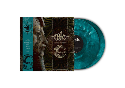 NILE - Those Whom The Gods Detest 2LP (BLUE EGYPTIAN MARBLE VINYL W/ ETCHED SIDE D) (PREORDER)
