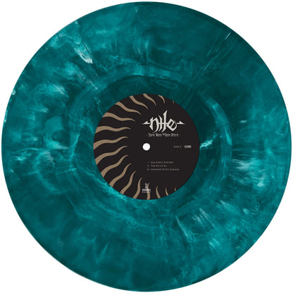 NILE - Those Whom The Gods Detest 2LP (BLUE EGYPTIAN MARBLE VINYL W/ ETCHED SIDE D) (PREORDER)