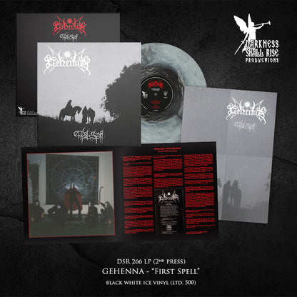 GEHENNA - First Spell LP (BLACK / WHITE ICE) (PREORDER)