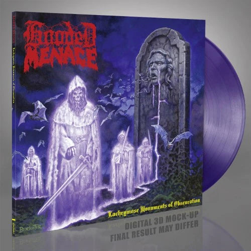 HOODED MENACE - Lachrymose Monuments Of Obscuration LP (PURPLE) (PREORDER)