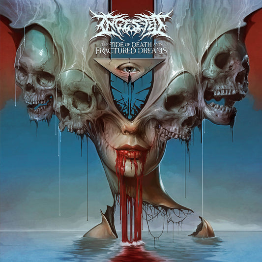 INGESTED - The Tide Of Death And Fractured Dreams LP (BLUE) (PREORDER)