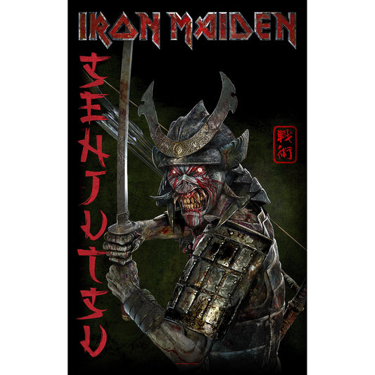 IRON MAIDEN - Senjutsu album TEXTILE POSTER