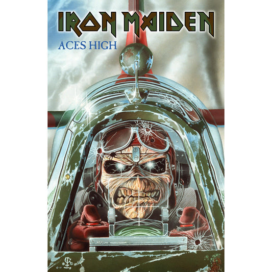 IRON MAIDEN  - Aces High TEXTILE POSTER