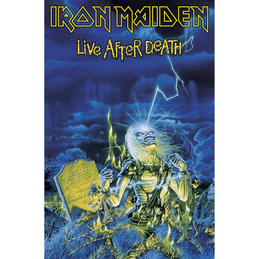 IRON MAIDEN - Live After Death TEXTILE POSTER