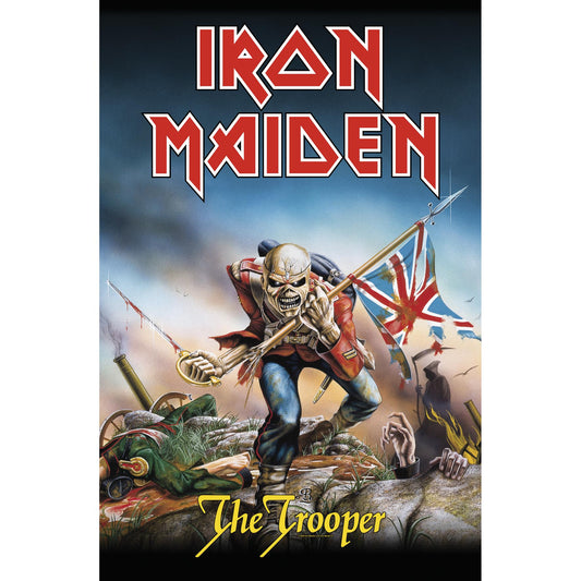 IRON MAIDEN - The Trooper TEXTILE POSTER