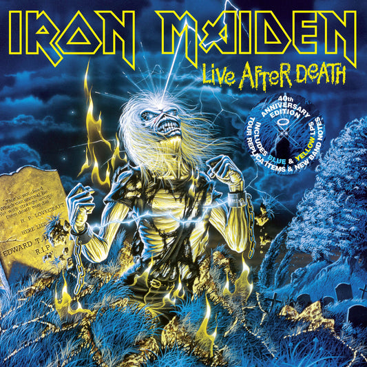 IRON MAIDEN - Live After Death 40th Anniversary 2LP (BLUE/YELLOW) (PREORDER)