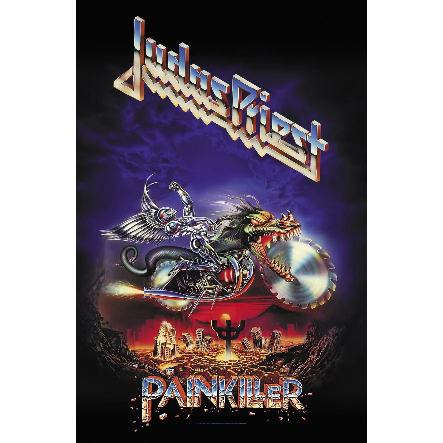 JUDAS PRIEST - Painkiller TEXTILE POSTER