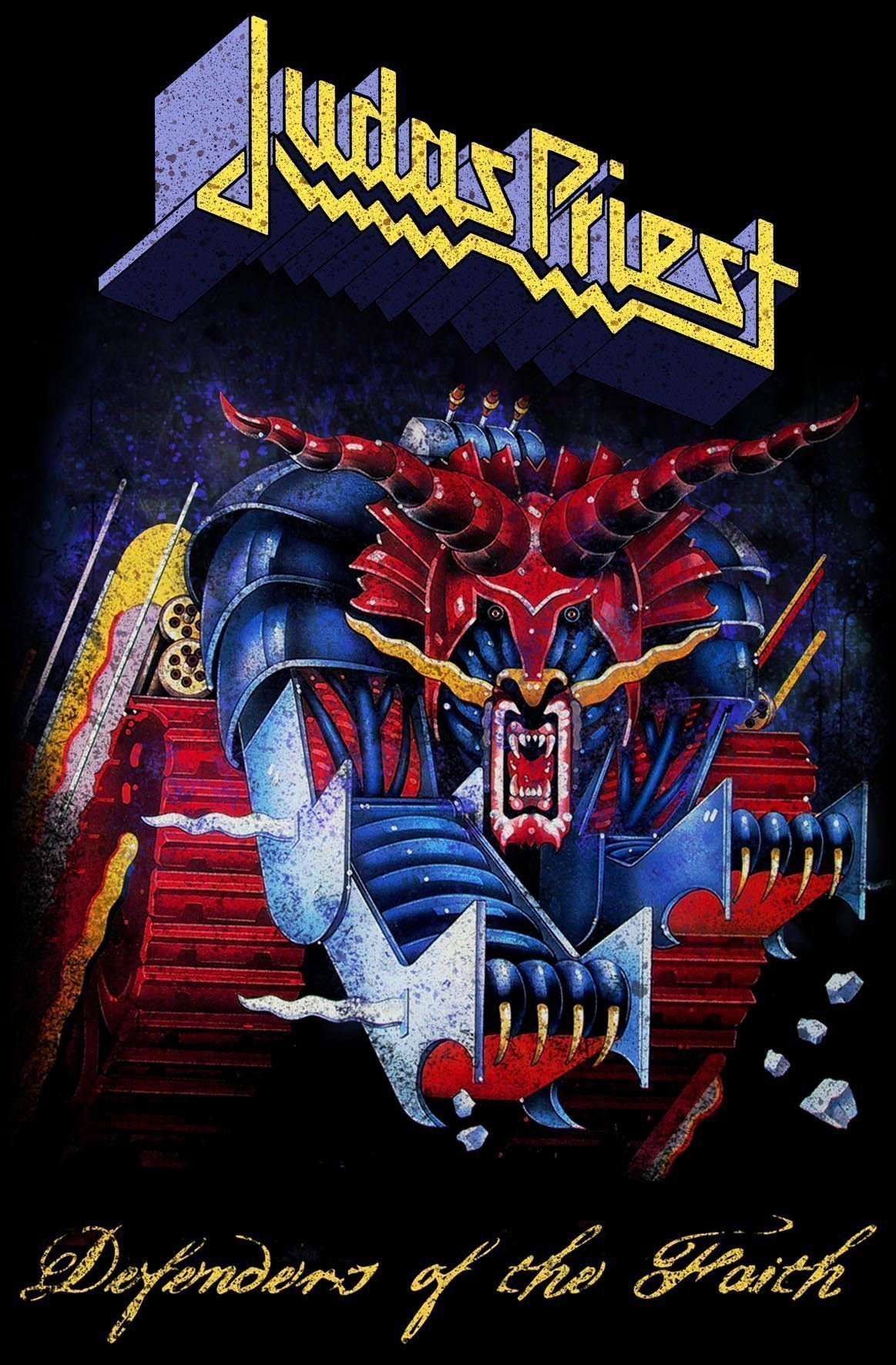 JUDAS PRIEST - Defenders Of The Faith TEXTILE POSTER – Katakomben