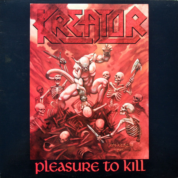 KREATOR - Pleasure to Kill LP (CLEAR/ RED)