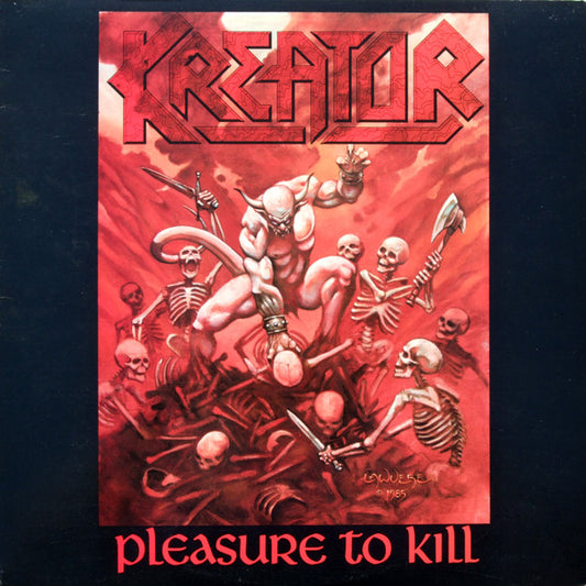 KREATOR - Pleasure to Kill (CLEAR/ RED) LP (PREORDER)
