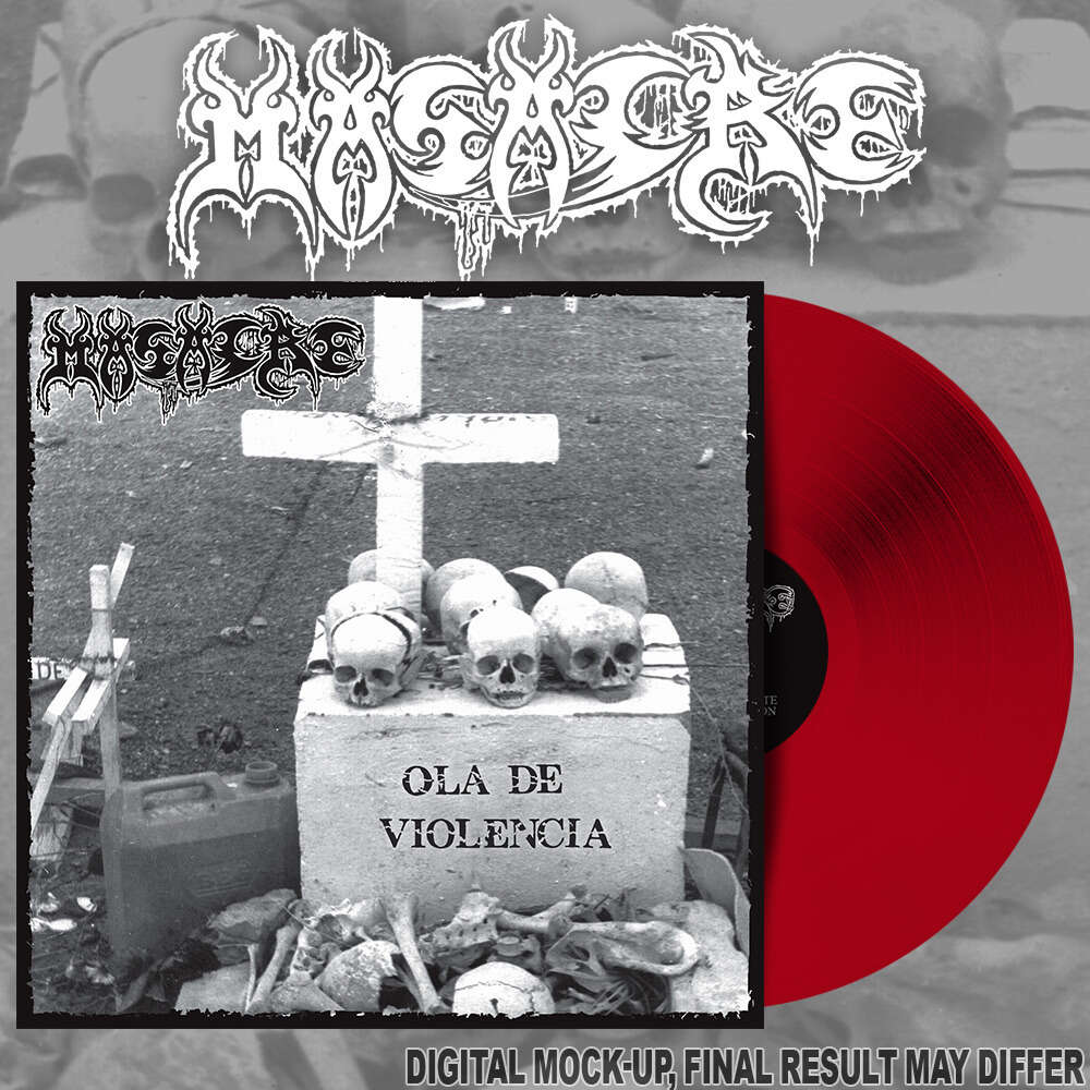 MASACRE - Ola De Violencia LP (RED) + BONUS
