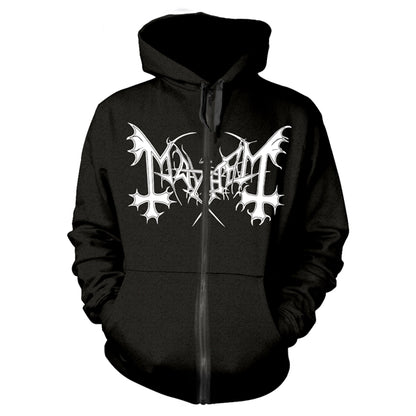 MAYHEM - De Mysteriis Dom Sathanas HOODED SWEATSHIRT WITH ZIP