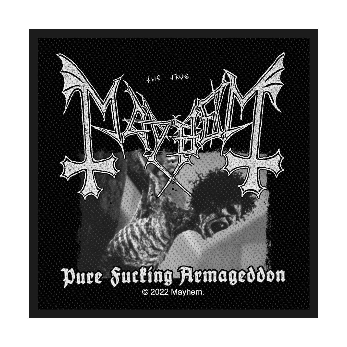 MAYHEM - Pure Fucking Armageddon PATCH