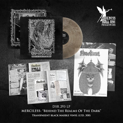 MERCILESS – Behind The Realms Of The Dark LP (MARBLE) (PREORDER)