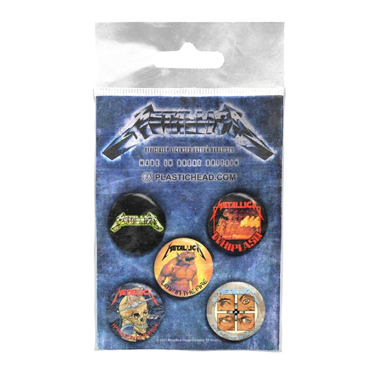 METALLICA - The Singles Button Badge Set