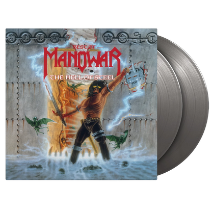 MANOWAR - Hell Of Steel - The Best Of Manowar 2LP (SILVER) (PREORDER)