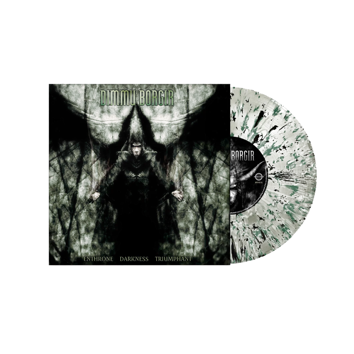 DIMMU BORGIR - Enthrone Darkness Triumphant LP (BLACK/GREEN/WHITE) (PREORDER)
