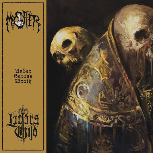 LUCIFER'S CHILD / MYSTIFIER - Under Satan's Wrath LP (BLUE)