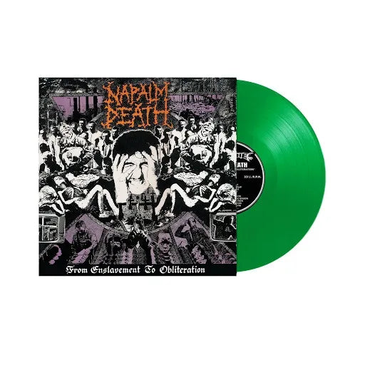 NAPALM DEATH - From Enslavement To Obliteration LP (GREEN)