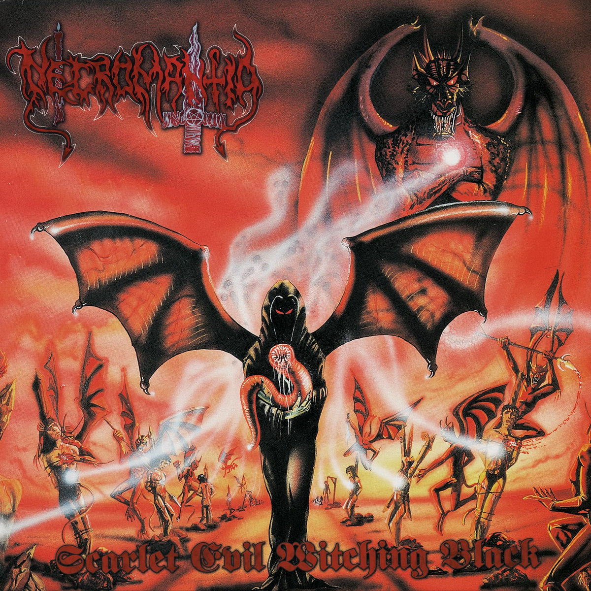 NECROMANTIA Scarlet Evil Witching Black LP (CHERRY) (PREORDER)