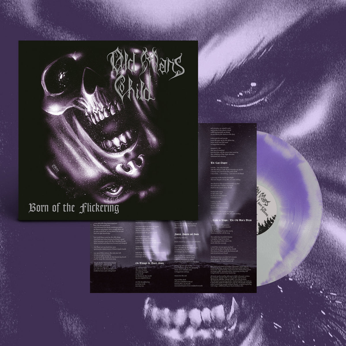 OLD MAN'S CHILD - Born Of The Flickering LP (PURPLE/SILVER) (PREORDER)