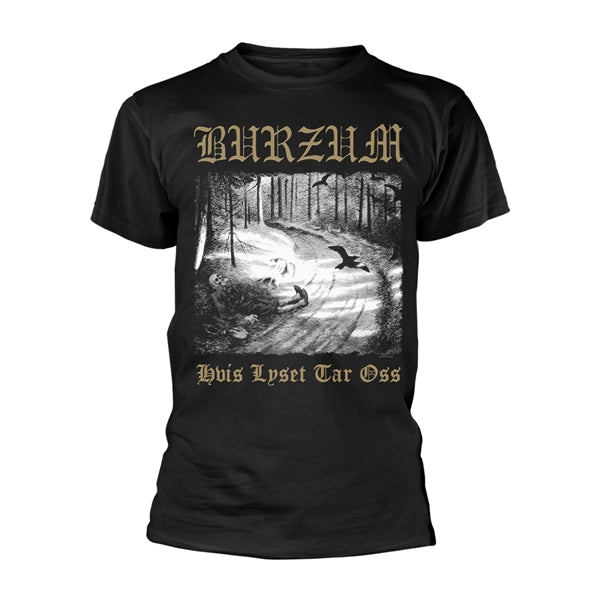 BURZUM - Hvis Lyset Tar Oss (GOLD logo) T-SHIRT