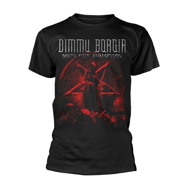 DIMMU BORGIR - Death Cult Pentagram (RED) T-SHIRT