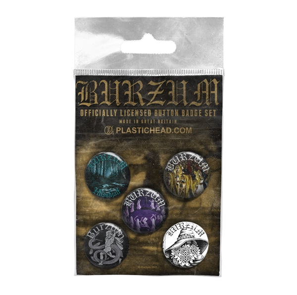 BURZUM- BUTTON BADGE SET 3