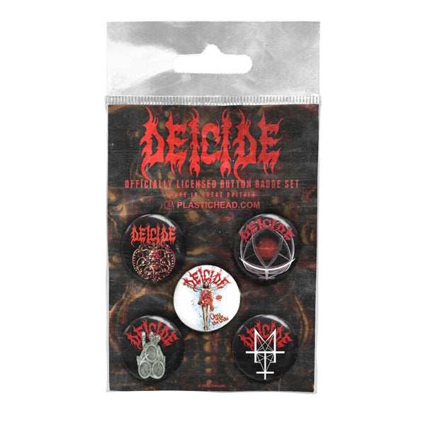 DEICIDE - BUTTON BADGE SET