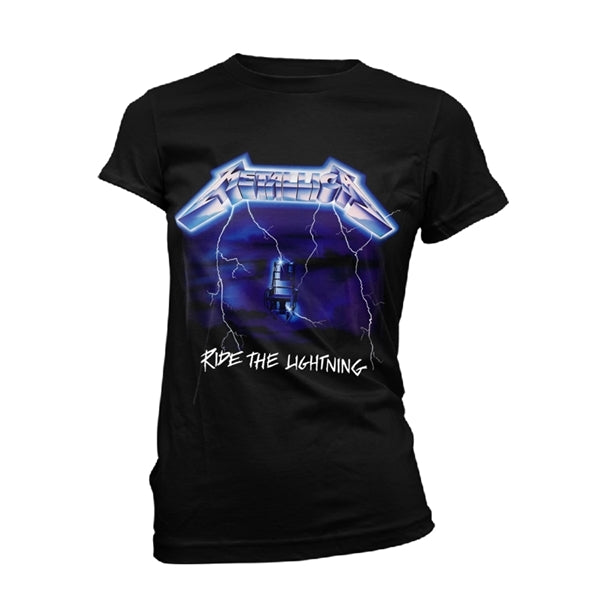 METALLICA - Ride The Lightning LADIES T-SHIRT