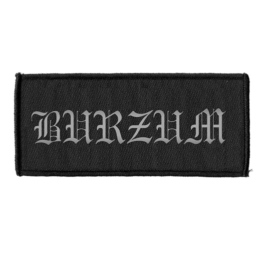 BURZUM - Logo SILVER PATCH