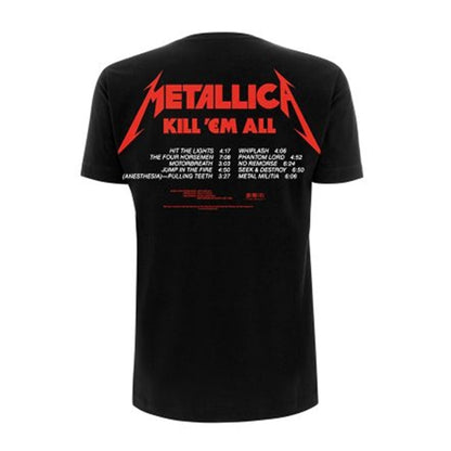 METALLICA - Kill Em ALL Tracks T-SHIRT