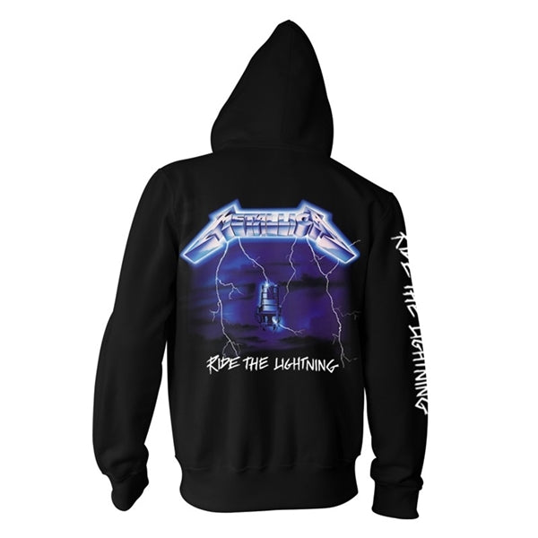 METALLICA - Ride The Lightning ZIPPER HOODIE