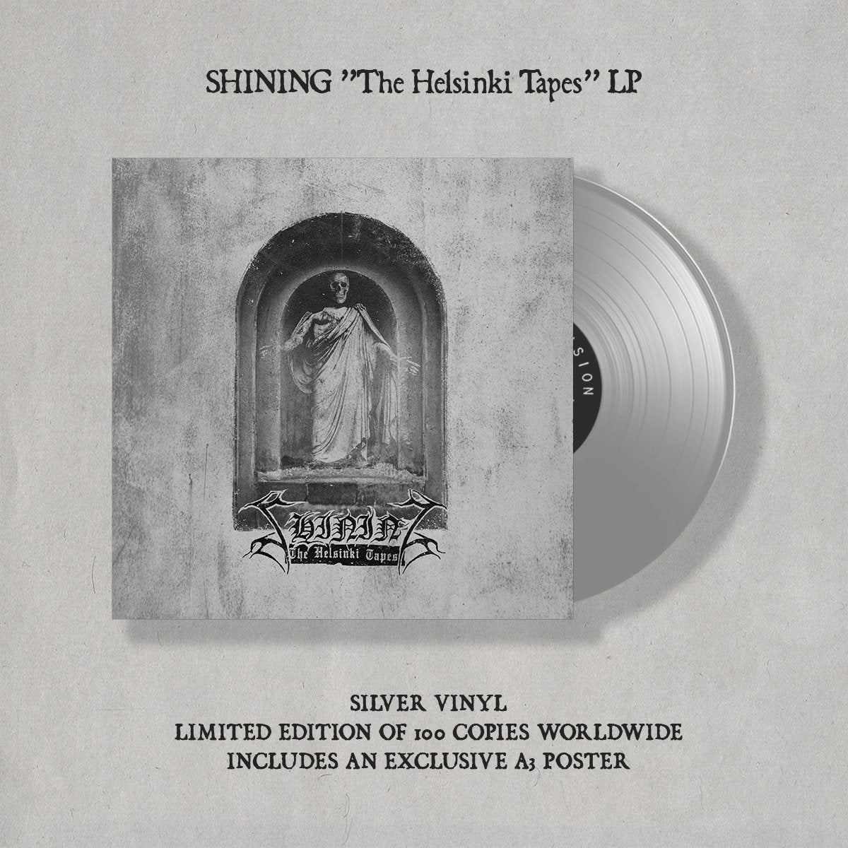 SHINING- The Helsinki Tapes LP (SILVER)