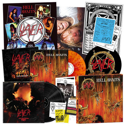 SLAYER - Hell Awaits - 40th Anniversary 3 x LP VINYL BOXSET (PREORDER)