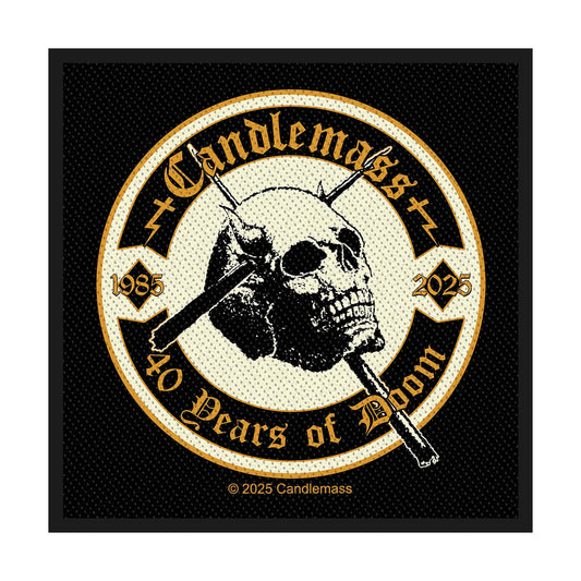 CANDLEMASS - 40 Years Of Doom PATCH