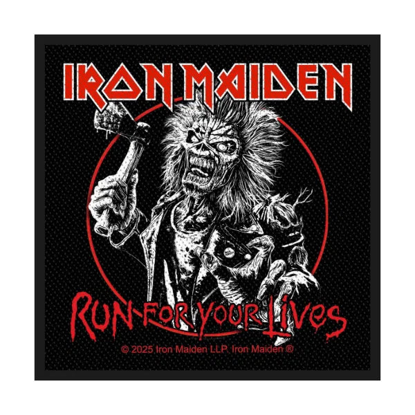IRON MAIDEN - Run For Your Lives PATCH