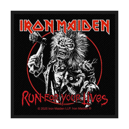 IRON MAIDEN - Run For Your Lives PATCH