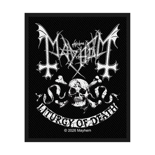 MAYHEM - Liturgy Of Death PATCH