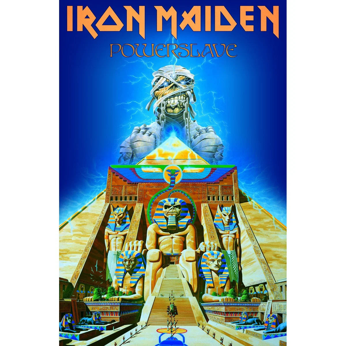 IRON MAIDEN - Powerslave TEXTILE POSTER