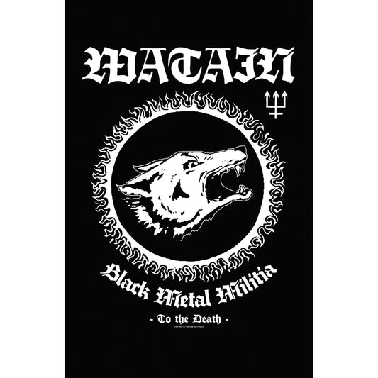 WATAIN - Black Metal Militia TEXTILE POSTER