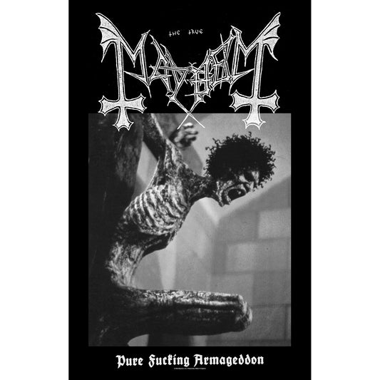 MAYHEM - Pure Fucking Armageddon TEXTILE POSTER