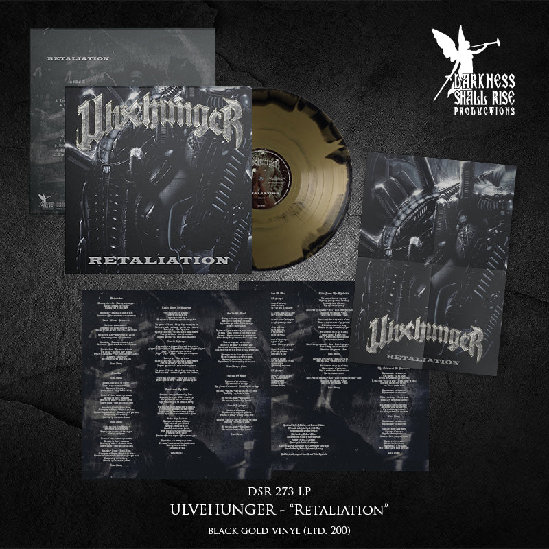 ULVEHUNGER - Retaliation LP (GOLD/BLACK)