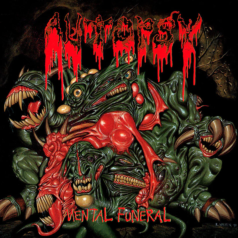AUTOPSY - Mental Funeral 35th anniversary LP (RED/GREEN) (PREORDER)