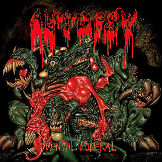 AUTOPSY - Mental Funeral 35th anniversary LP (RED/GREEN) (PREORDER)