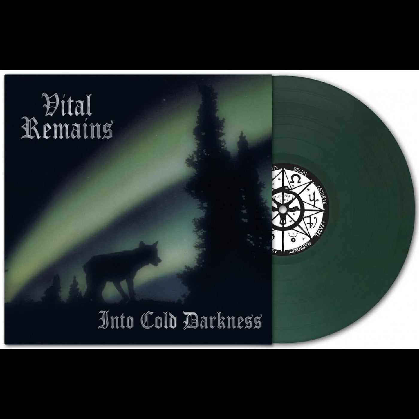 VITAL REMAINS - Into Cold Darkness LP (GREEN)
