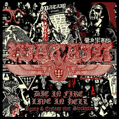 WATAIN - Die in Fire - Live in Hell 2LP (YELLOW/ RED) (PREORDER)